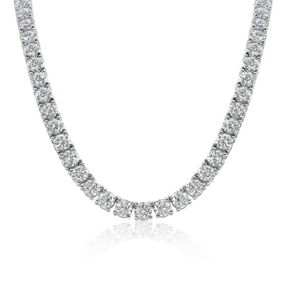 Neiman Marcus Jewelry - 18k 63ct Tennis Necklace